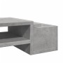 Soporte de pantalla con almacenaje gris hormigón 100x27x15 cm von , Computersockel und -erhöhungen - Ref: Foro24-854691, Prei...