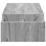 Soporte de pantalla con almacenaje gris Sonoma 100x27x15 cm von , Computersockel und -erhöhungen - Ref: Foro24-854693, Preis:...