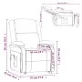 Dunkelgraues Stoffmassage-Sessel von , Elektrische Massagesessel - Ref: Foro24-340937, Preis: 249,82 €, Rabatt: %