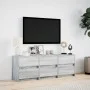 TV stand in gray Sonoma engineered wood 140x34x50 cm by , TV Furniture - Ref: Foro24-3307924, Price: 141,24 €, Discount: %