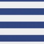 Toldo para balcón tela oxford blanco y azul 75x400 cm by vidaXL, Umbrellas - Ref: Foro24-134913, Price: 23,30 €, Discount: %