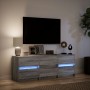 TV-Möbel aus grauem Sonoma-Ingenieurholz, 140x34x50 cm. von , TV-Möbel - Ref: Foro24-3307924, Preis: 143,39 €, Rabatt: %