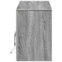 TV stand in gray Sonoma engineered wood 140x34x50 cm by , TV Furniture - Ref: Foro24-3307924, Price: 141,24 €, Discount: %