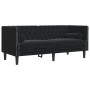 Chesterfield 2-seater sofa with black velvet cushions by , Sofas - Ref: Foro24-372688, Price: 254,83 €, Discount: %