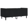 Zweisitziges Chesterfield-Sofa mit schwarzen Samtkissen. von , Sofas - Ref: Foro24-372688, Preis: 306,08 €, Rabatt: %
