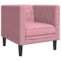 Rosa Samt Chesterfield-Sessel von , Sofas - Ref: Foro24-372676, Preis: 172,74 €, Rabatt: %