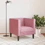Rosa Samt Chesterfield-Sessel von , Sofas - Ref: Foro24-372676, Preis: 172,74 €, Rabatt: %