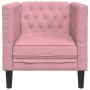 Rosa Samt Chesterfield-Sessel von , Sofas - Ref: Foro24-372676, Preis: 175,33 €, Rabatt: %