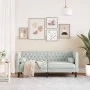 Chesterfield 2-seater sofa with light gray velvet cushions by , Sofas - Ref: Foro24-372683, Price: 254,21 €, Discount: %