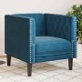Chesterfield-Sofa aus blauem Samt von , Sofas - Ref: Foro24-372681, Preis: 164,63 €, Rabatt: %