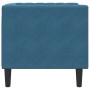 Blue velvet Chesterfield armchair by , Sofas - Ref: Foro24-372681, Price: 165,62 €, Discount: %
