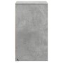 Bedside table with 2 LED lights, made of gray concrete engineered wood. by , Nightstands - Ref: Foro24-852005, Price: 97,01 €...