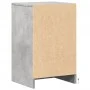 Bedside table with 2 LED lights, made of gray concrete engineered wood. by , Nightstands - Ref: Foro24-852005, Price: 95,40 €...