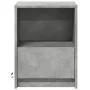 Bedside table with 2 LED lights, made of gray concrete engineered wood. by , Nightstands - Ref: Foro24-852026, Price: 68,35 €...