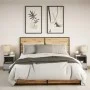 Bedside tables with LED lights, 2 units, Sonoma grey engineered wood. by , Nightstands - Ref: Foro24-852030, Price: 71,41 €, ...