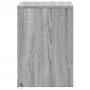 Bedside tables with LED lights, 2 units, Sonoma grey engineered wood. by , Nightstands - Ref: Foro24-852030, Price: 72,33 €, ...
