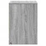 Bedside tables with LED lights, 2 units, Sonoma grey engineered wood. by , Nightstands - Ref: Foro24-852030, Price: 71,41 €, ...