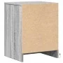 Bedside tables with LED lights, 2 units, Sonoma grey engineered wood. by , Nightstands - Ref: Foro24-852030, Price: 71,41 €, ...