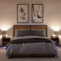 Nachttische mit LED-Lichtern, 2 Stück, aus Eichenholz in Braun. von , Nachttische - Ref: Foro24-852032, Preis: 71,01 €, Rabat...