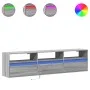 TV-Wandmöbel mit LED in Sonoma-Grau 180x31x45 cm von , TV-Möbel - Ref: Foro24-3307945, Preis: 126,09 €, Rabatt: %