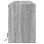 TV-Wandmöbel mit LED in Sonoma-Grau 180x31x45 cm von , TV-Möbel - Ref: Foro24-3307945, Preis: 127,68 €, Rabatt: %
