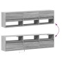 Mueble de TV de pared con LED gris Sonoma 180x31x45 cm de , Muebles TV - Ref: Foro24-3307945, Precio: 127,56 €, Descuento: %