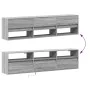TV-Wandmöbel mit LED in Sonoma-Grau 180x31x45 cm von , TV-Möbel - Ref: Foro24-3307945, Preis: 126,09 €, Rabatt: %