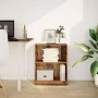 Engineered wood bookshelf in aged color, 60x24x76 cm. by , Bookcases and shelves - Ref: Foro24-855904, Price: 37,82 €, Discou...
