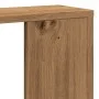 Engineered oak wood artisan wall shelf 100x15x70 cm by , Shelves and shelves - Ref: Foro24-853199, Price: 36,15 €, Discount: %