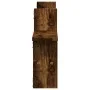 Wall shelves 2 units smoked oak engineered wood 38x12x38cm by , Shelves and shelves - Ref: Foro24-853249, Price: 21,44 €, Dis...