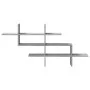 Estante de pared madera ingeniería gris Sonoma 124,5x18x60,5 cm de , Estantes y estanterías - Ref: Foro24-853268, Precio: 35,...