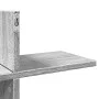 Estante de pared madera ingeniería gris Sonoma 124,5x18x60,5 cm de , Estantes y estanterías - Ref: Foro24-853268, Precio: 35,...