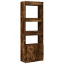 Tall smoked oak engineered wood sideboard 63x33x180 cm by , Bookcases and shelves - Ref: Foro24-3309604, Price: 91,29 €, Disc...