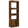 Tall smoked oak engineered wood sideboard 63x33x180 cm by , Bookcases and shelves - Ref: Foro24-3309604, Price: 90,50 €, Disc...