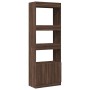 Hoher Schrank aus Eichenholz in brauner Farbe, 63x33x180 cm. von , Bücherregale und Regale - Ref: Foro24-3309606, Preis: 93,6...