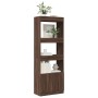 Hoher Schrank aus Eichenholz in brauner Farbe, 63x33x180 cm. von , Bücherregale und Regale - Ref: Foro24-3309606, Preis: 93,6...