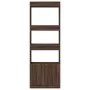 Tall engineered wood sideboard in brown oak 63x33x180 cm by , Bookcases and shelves - Ref: Foro24-3309606, Price: 92,54 €, Di...