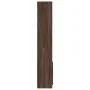 Aparador alto madera de ingeniería roble marrón 63x33x180 cm de , Librerías y estanterías - Ref: Foro24-3309606, Precio: 92,5...