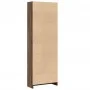 Engineered wood brown oak bookshelf 60x24x176 cm by , Bookcases and shelves - Ref: Foro24-857827, Price: 77,65 €, Discount: %