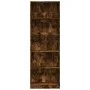 Engineered wood smoked oak bookshelf 60x24x176 cm by , Bookcases and shelves - Ref: Foro24-857825, Price: 73,59 €, Discount: %