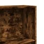 Engineered wood smoked oak bookshelf 60x24x176 cm by , Bookcases and shelves - Ref: Foro24-857825, Price: 73,59 €, Discount: %