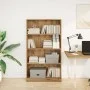 Handcrafted engineered oak wood bookshelf 80x24x143 cm by , Bookcases and shelves - Ref: Foro24-857852, Price: 64,20 €, Disco...