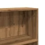 Handcrafted engineered oak wood bookshelf 80x24x143 cm by , Bookcases and shelves - Ref: Foro24-857852, Price: 64,20 €, Disco...