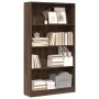 Ingenieurholzregal in Eichenbraun 80x24x143 cm von , Bücherregale und Regale - Ref: Foro24-857850, Preis: 59,91 €, Rabatt: %