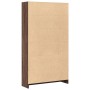 Engineered wood brown oak bookshelf 80x24x143 cm by , Bookcases and shelves - Ref: Foro24-857850, Price: 60,67 €, Discount: %