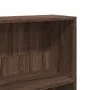Engineered wood brown oak bookshelf 80x24x143 cm by , Bookcases and shelves - Ref: Foro24-857850, Price: 59,91 €, Discount: %