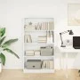Engineered wood white shelf 80x24x143 cm by , Bookcases and shelves - Ref: Foro24-857844, Price: 59,35 €, Discount: %