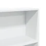 Engineered wood white shelf 80x24x143 cm by , Bookcases and shelves - Ref: Foro24-857844, Price: 59,35 €, Discount: %
