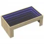 Coffee table with Infinity LED Sonoma oak 90x50x30 cm by , Coffee table - Ref: Foro24-847618, Price: 90,87 €, Discount: %