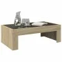 Coffee table with Infinity LED Sonoma oak 90x50x30 cm by , Coffee table - Ref: Foro24-847618, Price: 90,87 €, Discount: %